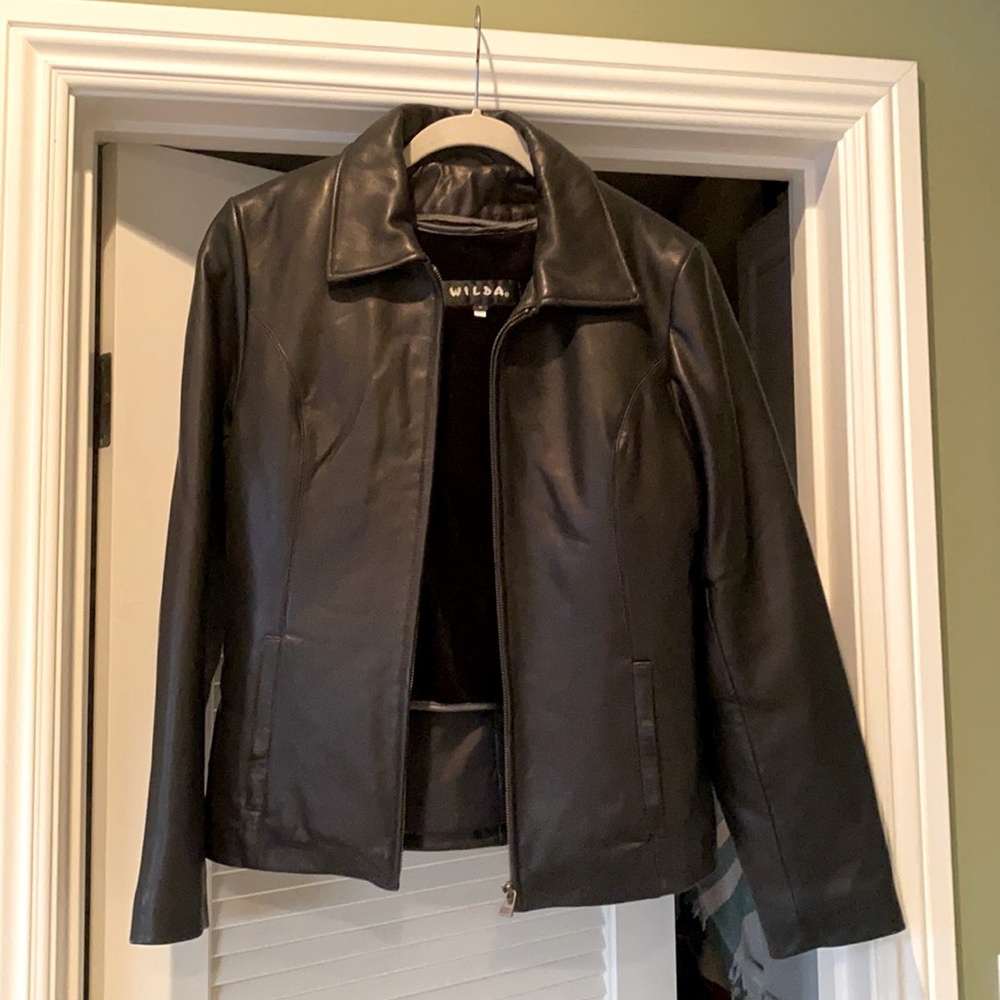 Real leather jacket